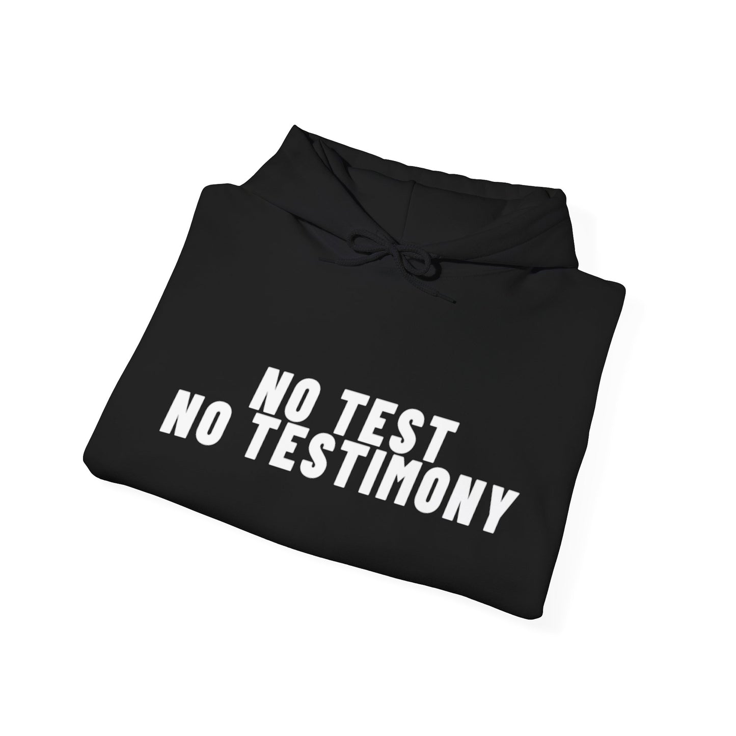 No Test No Testimony Hoodie